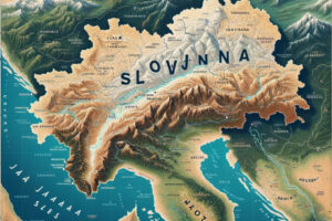 địa lý & biên giới Slovenia